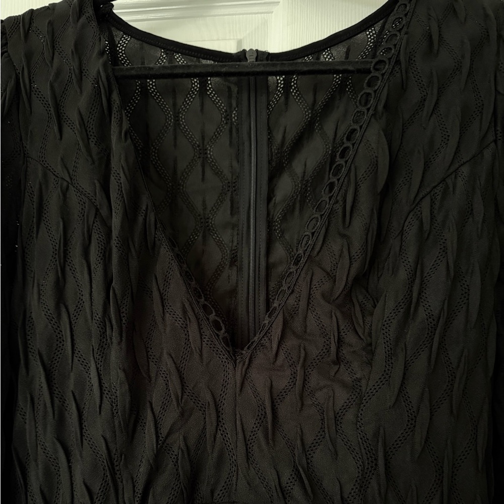 Long Sleeve Ruffle Romper - Picture 3 of 7
